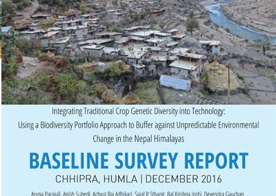 Baseline Survey Report, Chhipra, Humla