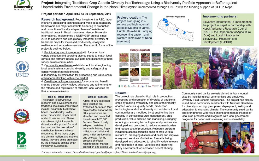 Conservation and Sustainable Use of Traditional Crop Biodiversity in the Mountain Agroecosystems of Nepal